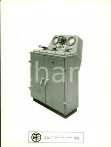 Materiale pubblicitario d’epoca 1960 MILANO Telemeccanica Elettrica Banco manovra comando autogru Scheda foto 1