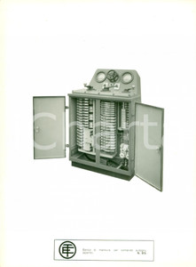 Materiale pubblicitario d’epoca 1960 MILANO Telemeccanica Elettrica Banco manovra comando autogru Scheda foto 1