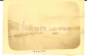 Fotografia d epoca originale 1920 TOULON Le port militaire VINTAGE PHOTO cm 9x6 1