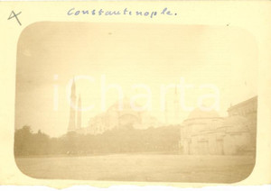 Fotografia d epoca originale 1920 ISTANBUL TURCHIA Basilica SANTA SOFIA Costantinopoli Foto vintage 9x6 1
