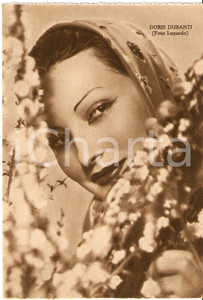 Cartolina originale da collezione 1939 DORIS DURANTI Fotografia seriale RIZZOLI Foto Luxardo FG NV 1