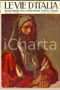 Giornale, rivista storica 1939 LE VIE D ITALIA TCI  Maria JosÃ© in versione alpinista Anno XLV n. 1 1