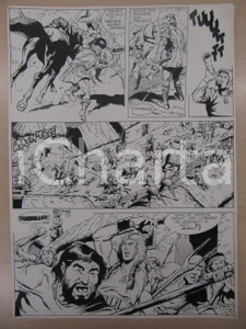 Opera d’arte autentica 1976 BD FANTASY FRANCE La saga de KABUR NÂ° 2 tav.10 Original BERNASCONI LUBE 1