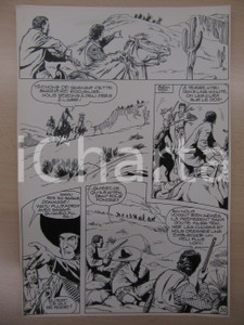 Opera d’arte autentica 1990 BD WESTERN FRANCE BILLY BOYD NÂ° 2 El Cobra! tav.30 Original BERNASCONI LUBE 1