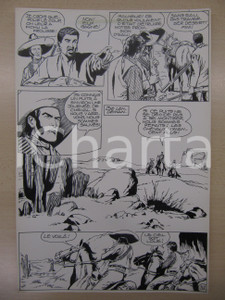 Opera d’arte autentica 1990 BD WESTERN FRANCE BILLY BOYD NÂ° 2 El Cobra! tav.32 Original BERNASCONI LUBE 1