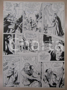 Opera d’arte autentica 1975 BD FANTASY FRANCE La saga de KABUR NÂ° 1 tav.13 Original BERNASCONI LUBE 1