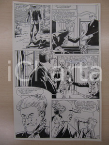 Opera d’arte autentica 1980 BD FRANCE PHENIX NÂ° 6 La vieille dame tav.11 Original BERNASCONI LUBE 1