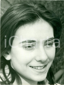 Fotografia d epoca originale 1980 ca TENNIS Ritratto primo piano di Manuela ZONI Fotografia 1