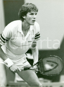 Fotografia d epoca originale 1992 MILANO Tennis Sergio CASAL al MILAN INDOOR sponsor Sergio TACCHINI Foto 1