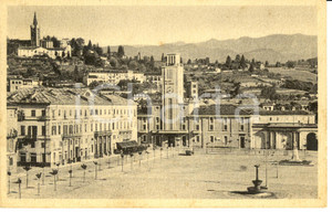 Cartolina originale da collezione 1949 PINEROLO TO Veduta di PIAZZA VITTORIO VENETO Cartolina FP VG 1