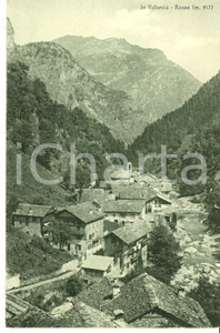 Cartolina originale da collezione 1941 RASSA VC Scorcio panoramico della VALSESIA Cartolina FP VG 1