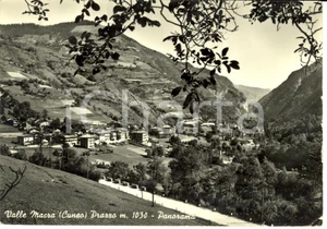 Cartolina originale da collezione 1959 PRAZZO CN Scorcio panoramico Valle MAIRA Cartolina FG VG 1