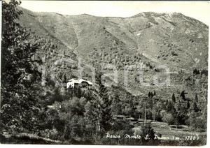 Cartolina originale da collezione 1955 BELLAGIO CO PARCO MONTE S. PRIMO Chalet Selva Cartolina FG VG 1