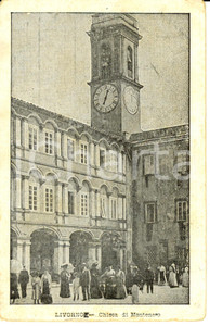 Cartolina originale da collezione 1900 ca LIVORNO Veduta della CHIESA DI MONTENERO Cartolina FP NV 1