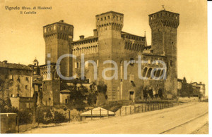 Cartolina originale da collezione 1920 ca VIGNOLA MO Veduta del castello Cartolina FP NV 1