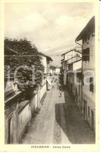 Cartolina originale da collezione 1940 ca STRAMBINO TO Veduta di Corso ITALIA Cartolina 1 1