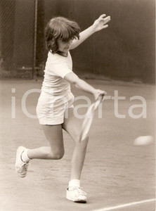 Fotografia d epoca originale 1979 MILANO Tennis Coppa PORRO LAMBERTENGHI Simonetta ALBERTAZZI Fotografia 1