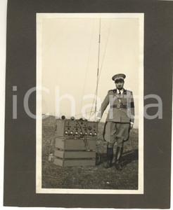 Fotografia d epoca originale 1934 NETTUNO RM Ditta BRAGANTINI Nuovo trasmettitore radio duplex Fotografia 1