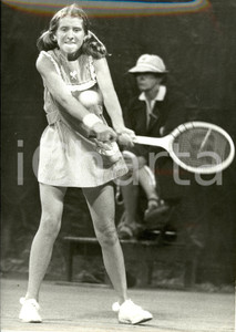 Fotografia d epoca originale 1980 ca MILANO Tennis Tracy AUSTIN in attacco durante un match Foto OLYMPIA 1