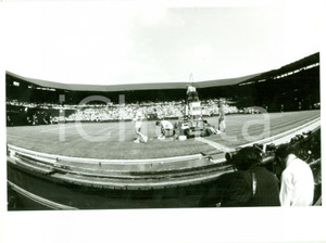 Fotografia d epoca originale 1980 circa WIMBLEDON I campioni si preparano Fotografia stereoscopica 1