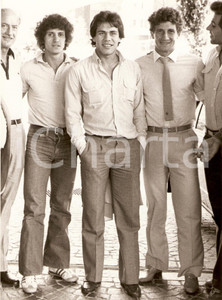 Fotografia d epoca originale 1970 ca URUGUAY Calcio PENAROL Ruben PAZ Fernando MORENA Ritratto Fotografia 1