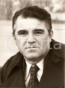 Fotografia d epoca originale 1980 circa JUGOSLAVIA Calcio NAZIONALE Miljan MILJANIC Allenatore Fotografia 1