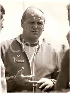 Fotografia d epoca originale 1980 ca INGHILTERRA Calcio NAZIONALE Ron GREENWOOD Allenatore Fotografia 1
