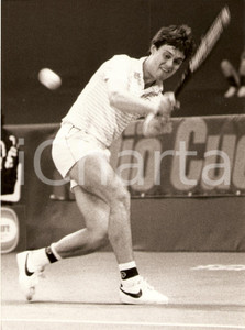 Fotografia d epoca originale 1980 ca MILANO Tennis CUORE TENNIS CUP Gene MAYER Sponsor NIKE Fotografia 1