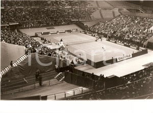 Fotografia d epoca originale 1980 ca MILANO Palasport di San Siro RAMAZZOTTI TENNIS CUP Panoramica Fotografia 1