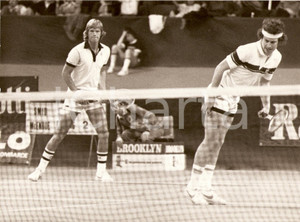 Fotografia d epoca originale 1980 MILANO Tennis RAMAZZOTTI CUP John MCENROE Peter FLEMING match Fotografia 1