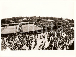 Fotografia d epoca originale 1980 ca INGHILTERRA Tennis WIMBLEDON Panoramica aerea campi da gioco Fotografia 1