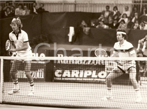 Fotografia d epoca originale 1980 MILANO Tennis RAMAZZOTTI CUP John MCENROE Peter FLEMING doppia Fotografia 1
