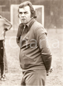 Fotografia d epoca originale 1980 ca HAMBURGER SPORTVEREIN Calcio Ernst HAPPEL Allenatore Fotografia 1