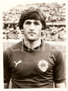 Fotografia d epoca originale 1982 JUGOSLAVIA Calcio MONDIALI Safet SUSIC Ritratto Calciatore Fotografia 1