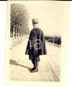 Fotografia d epoca originale 1929 ALESSANDRIA Zona ORTI Ritratto Camillo ROSSO in divisa Foto 6x9 cm 1