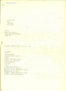 Oggetto da collezione cartaceo 1981 LEGA SOCIALISTA RIVOLUZIONARIA Università libera vs Governo FORLANI 1