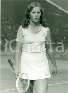 Fotografia d epoca originale 1975 MILANO Tennis Coppa LAMBERTENGHI Hana HUBLEROVA vincitrice Fotografia 1