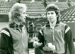 Fotografia d epoca originale 1978 COPPA DAVIS Doppio match Vitas GERULAITIS John McENROE Fotografia 1