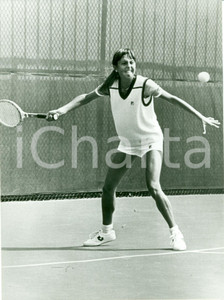 Fotografia d epoca originale 1981 TENNIS Campionessa Raffaella REGGI durante allenamenti Fotografia 1