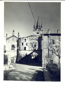 Fotografia d epoca originale 1970 ca SEGUSIA / SUSA TO Antiche mura lungo la VIA DEI FOSSALI Foto HAUS 1