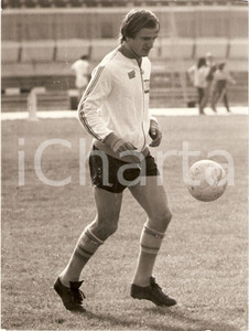 Fotografia d epoca originale 1981 NAPOLI CALCIO Moreno FERRARIO durante allenamento Fotografia 1