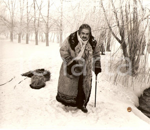 Fotografia d epoca originale 1968 OSHIBKA ONORE DE BALZAKA Victor KHOKHRIAKOV nella neve Foto di scena 1