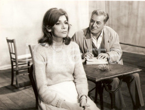 Fotografia d epoca originale 1967 L UNE ET L AUTRE Malka RIBOWSKA Claude DAUPHIN movie by RenÃ© ALLIO Foto 1