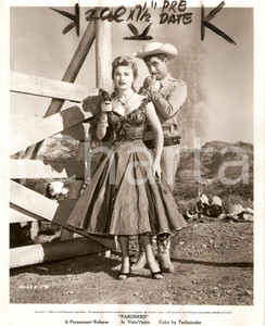 Fotografia d epoca originale 1956 PARDNERS Mezzogiorno di fifa Jerry LEWIS Jackie LOUGHERY Cowboy Fotografia 1
