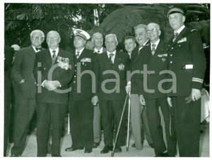 Fotografia d epoca originale 1960 ca BRUXELLES Ufficiali al raduno dei Grandi Invalidi di guerra Fotografia 1