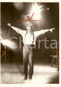 Fotografia d epoca originale 1985 SAN JOSE  California ZORBA THE GREEK Anthony QUINN on the stage Photo 1