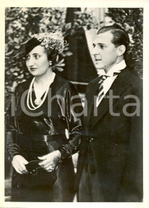 Fotografia d epoca originale 1935 ROMA Giovanni di BORBONE e Maria di BORBONE il giorno del matrimonio Foto 1