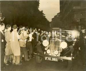 Fotografia d epoca originale 1947 LONDON Princess ELIZABETH va al BALL presso APSLEY HOUSE  Fotografia 1