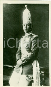 Fotografia d epoca originale 1920 ca PARIS Ritratto GIORGIO DI GRECIA in divisa da diadoco Fotografia 1