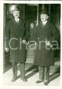 Fotografia d epoca originale 1930 PARIS Crisi ministeriale Governo TARDIEU Robert SEROT Georges PERNOT Foto 1